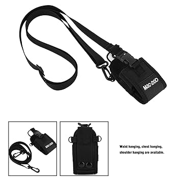 Amazon.com: Zerone Portable Walkie Talkie Nylon Belt Case